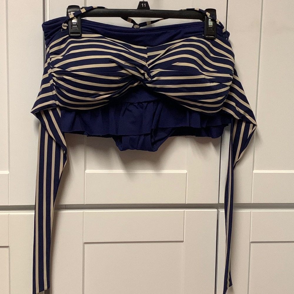 Women’s Bikini Bandeau Top, and Skirt Bottom